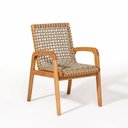 Ver imagem 1 de Cadeira em Madeira com Braço Linha Traço