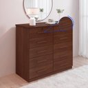 Ver imagem 6 de Cômoda 10 Gavetas com Chave e Tampo em MDF Ryad