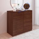 Ver imagem 7 de Cômoda 10 Gavetas com Chave e Tampo em MDF Ryad