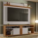 Ver imagem 1 de Rack com Painel Ripado para TV até 70 Polegadas 180CMX187CM com Marrom