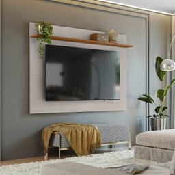 Rack com Painel para Tv até 70 Polegadas 180cm com Ripado - 11