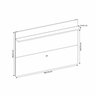 Rack com Painel para Tv até 70 Polegadas 180cm com Ripado - 14