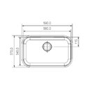 Ver imagem 2 de Cuba Docol Invicta 56x34 01699404 Inox Polido