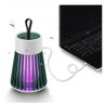 Luminaria Repelente UV Anti Mosquito Inseto Mosca Pernilongo Cabo Usb Iluminaçao Choque Barata - 6
