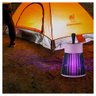 Luminaria Repelente UV Anti Mosquito Inseto Mosca Pernilongo Cabo Usb Iluminaçao Choque Barata - 8