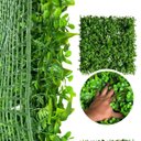Ver imagem 5 de Painel 1,5m² Jardim Vertical Artificial Luxo com Folhagem Cheia Proteção Uv P Área Interna e Externa