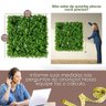Painel 1,5m² Jardim Vertical Artificial Luxo com Folhagem Cheia Proteção Uv P Área Interna e Externa - 3