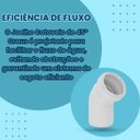 Ver imagem 3 de Joelho Cotovelo Branco 45° 50mm Esgoto Encanamento Pvc | Tigre