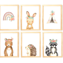 Ver imagem 1 de Quadro Infantil 6 un A4 vidro e pendurador