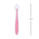 Ver imagem 3 de Colher Com Ponta Macia Silicone Rosa- Buba