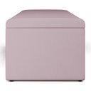 Ver imagem 4 de Calçadeira Recamier Baú para Cama de Casal King Dália 195x50 Cm W01 Suede Rosê - Lyam
