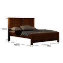Ver imagem 3 de Cama Casal Milano, para Colchão no Tamanho 138x188 cm Marrom/Cinamomo