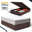 Ver imagem 5 de Cama Box Baú com Colchão de Espuma D33 Double Face Territory Hellen Queen 158cm
