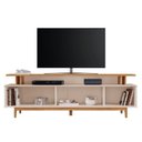 Ver imagem 7 de Rack com Painel para TV até 70 Polegadas 180CMX186CM Off White Freijó Branco