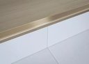 Ver imagem 1 de Perfil Degrau Moldura Aluminio Piso Vinilico Laminado 2mt Dourado
