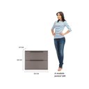 Ver imagem 7 de Mesa de Cabeceira 60cm 2 Gavetas sem Pés Gianduia Elunna