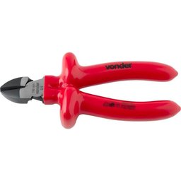 Alicate Isolado Corte Diagonal 6\" Vonder Cabo Isolado 1000v Iec 60900 Aço Cromo Vanádio Polido - 3