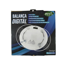 Balança Digital Visor Lcd Vidro Temperado Ecos Houseware - 3