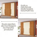 Ver imagem 4 de Guarda Roupa de Solteiro Ripado Grecia Cinamomo e Off White Cinamomo com Off White