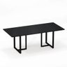 Mesa de Reunião Retangular Tubular P25 Pandin 2,6 M Preto - 1