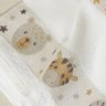 Toalha de Banho Infantil Jacquard para Bordar Funny Lmpeter Branco - 3