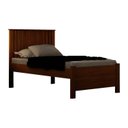 Ver imagem 2 de Cama Solteiro Milano, para Colchão no Tamanho 88x138 cm Marrom/Cinamomo
