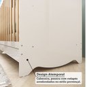 Ver mais imagens de Quarto de Bebê com Cômoda 1 Porta Janelada 4 Gavetas e Berço Minicama 100% MDF Gael Espresso Móveis Branco/Brilho/Amêndoa