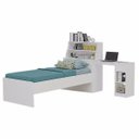 Ver imagem 5 de Cama Solteiro com Escrivaninha Julia Cimol