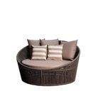 Ver imagem 2 de Chaise Redondo 140cm em Corda Náutica Alumínio e 5 Almofadas Marrom
