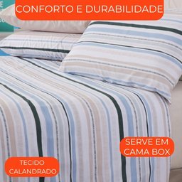 Jogo de Cama King Duplo 4 Peças Sultan Sonhare Bronze Cancun - 6