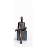 Figura Decorativa em Resina Bronze 19cm Ss0231 Btc - 1
