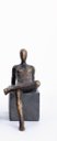 Ver imagem 1 de Figura Decorativa em Resina Bronze 19cm Ss0231 Btc