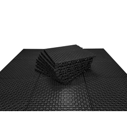 Piso Modular Automotivo Garagem Preto (01 M2) - 1