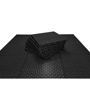 Piso Modular Automotivo Garagem Preto (01 M2)
