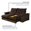 Ver imagem 6 de Sofá Retrátil e Reclinável Molas Ensacadas 2 Lugares 210cm Istambul