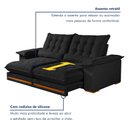 Ver imagem 6 de Sofá Retrátil e Reclinável Molas Ensacadas 2 Lugares 210cm Istambul