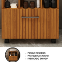Ver imagem 4 de Armário Organizador para Banheiro Jasper Porta Basculante - Freijó