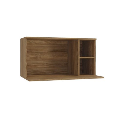Nicho para Cozinha Aéreo 43cm X 80cm Botanic Marrom Nogueira