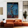 Quadro Decorativo Salvador Dali A Girafa Em Chamas:60x40 cm/BRANCA - 6
