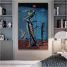 Quadro Decorativo Salvador Dali A Girafa Em Chamas:60x40 cm/BRANCA - 1