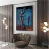 Quadro Decorativo Salvador Dali A Girafa Em Chamas:60x40 cm/BRANCA - 4