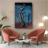 Quadro Decorativo Salvador Dali A Girafa Em Chamas:60x40 cm/BRANCA - 2