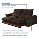 Ver mais imagens de Sofá Retrátil e Reclinável Molas Ensacadas 3 Lugares 250cm Istambul Yescasa