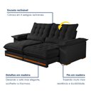 Ver imagem 5 de Sofá Retrátil e Reclinável Molas Ensacadas 3 Lugares 250cm Istambul Yescasa