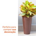 Ver imagem 6 de Kit Vaso e Prato Cônico Aldora Café 56 Terrano