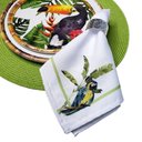 Ver imagem 2 de Kit 4 Guardanapos de Tecido Papagaio do Brasil 40cmx40cm
