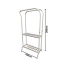 Ver imagem 2 de Arara Desfile 2 Colunas 2 Telas Regulavel Branco