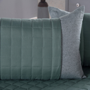 Ver imagem 4 de Peseira de Cama Queen - Kit 5 Pçs com Almofadas Cheias: Verde