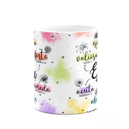 Caneca Amor e Fé - Eu Sou - 325ml Branca - 3