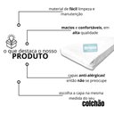 Ver mais imagens de Capa Colchão Solteiro Impermeável Hospitalar com Zíper - Branca 78x188x16cm